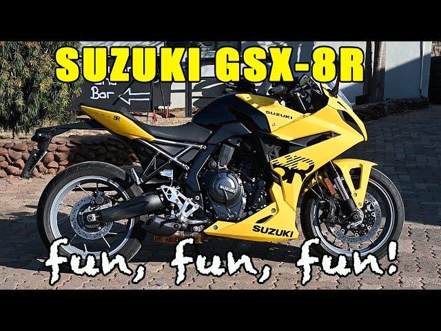 Suzuki GSX-8R - more joy for less money.