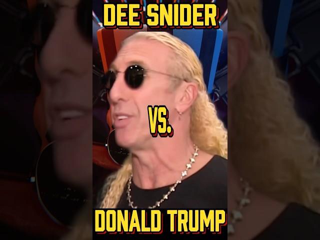 THIS is why DEE SNIDER turned his back on DONALD TRUMP!                      #twistedsistershorts