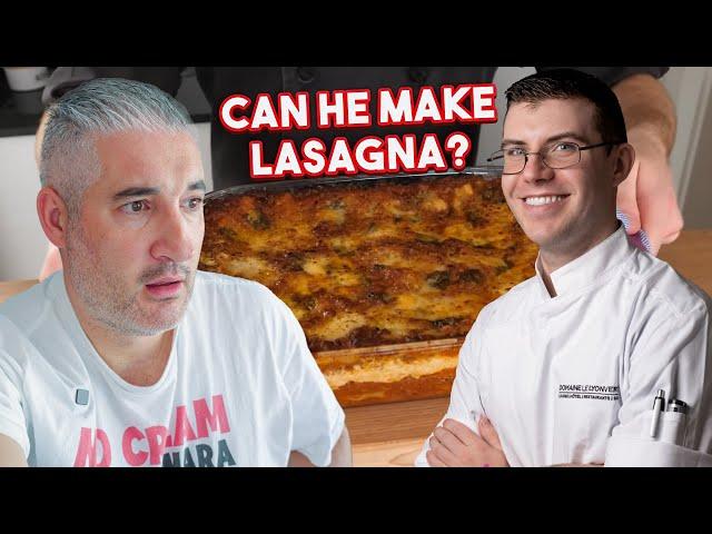 Italian Chef Reacts to Pro Chef Perfect Lasagna @ChefJamesMakinson