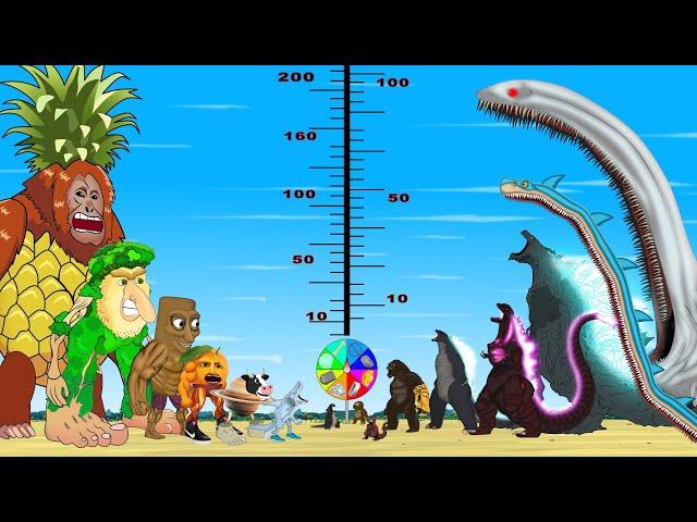 If GODZILLA & KONG vs ALL ORIGIN STORIES OF ITALIAN BRAINROT AI ANIMAL | Godzilla & Brainrot Cartoon