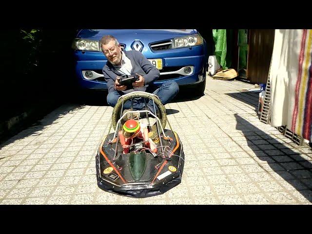 Animatronic pilot RC Model Hovercraft. by Carlos Camoesas 2021  Portugal/Ovar/Válega. ovarcraft.com