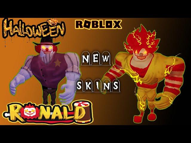 Roblox Ronald Halloween Event with New Cowboy and Saiyan DBZ Skin!