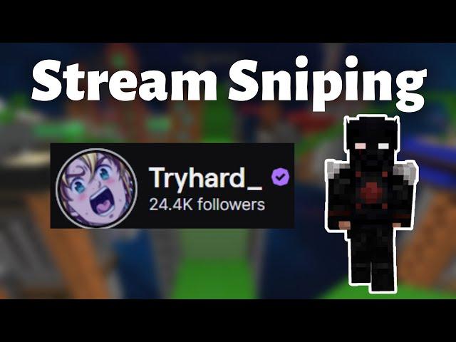 Stream Sniping TRYHARD (Rage Quit!)