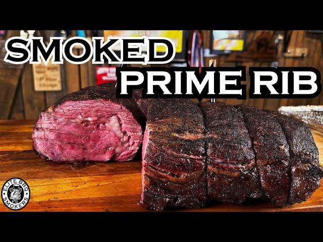 How to Smoke the PERFECT Prime Rib on a Pellet Smoker | 2024