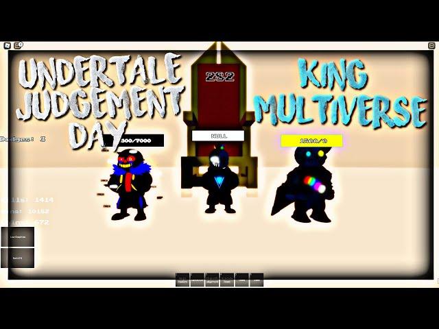 King Multiverse | Roblox Undertale Judgement Day