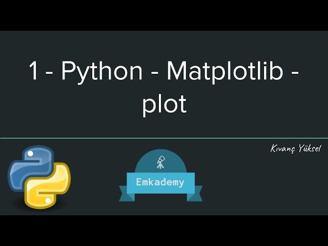 1 - Python - Matplotlib - Plot