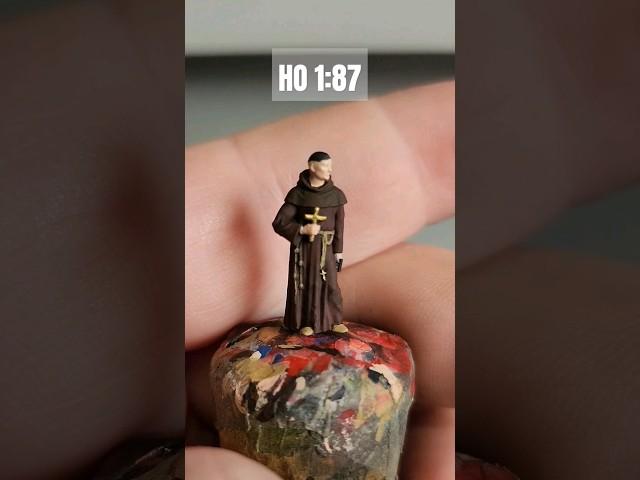 Monge católico HO 1:87 #modelismo #miniaturas #ferromodelismo #modelrailroad