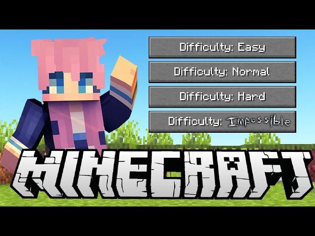 Minecraft on  Impossible  Difficulty