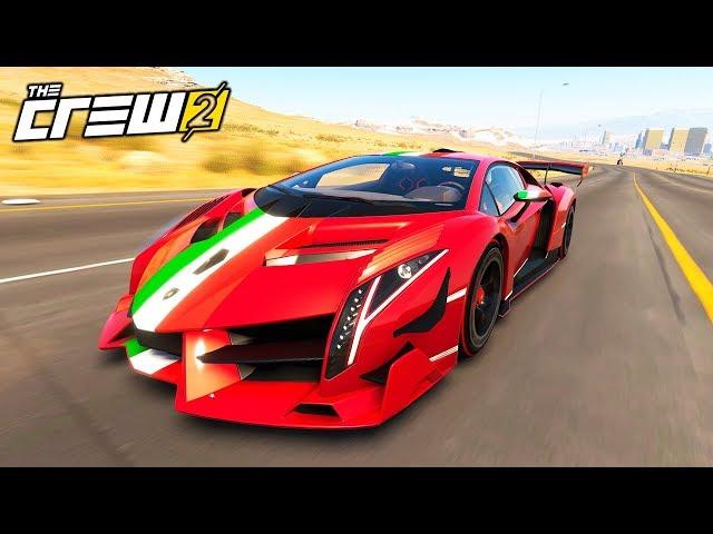 КУПИЛ LAMBORGHINI VENENO ЗА 925.000$! АВАРИЯ НА СКОРОСТИ 400 КМ/Ч И СЕКРЕТНЫЕ ТАЧКИ В THE CREW 2