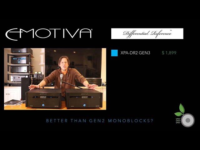 Emotiva XPA-DR2 Gen 3 - Better than Gen 2? - Part 1 - Differential Reference amp count now at 7