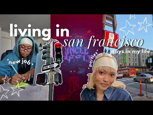 MOVING TO SAN FRANCISCO: working at my new job, shopping, & uncle waffles show // days in my life 