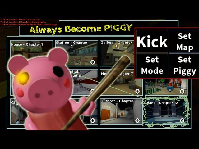 ROBLOX PIGGY NEW UPDATE VIP COMMANDS - Always Become PIGGY