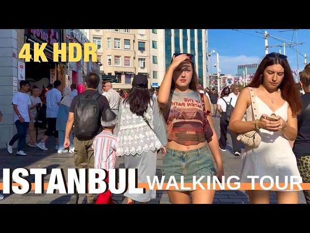 Istanbul, Turkey 2024: Stunning 4K HDR Walking Tour Through the Heart of the City Center!