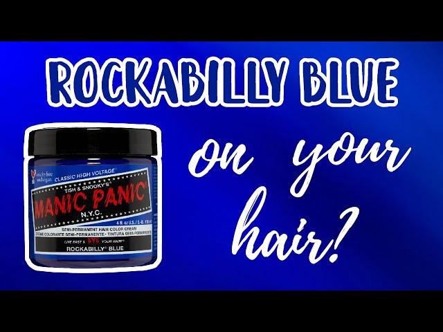 Manic Panic ROCKABILLY BLUE | Hair Swatches