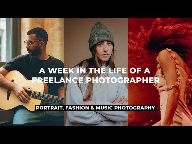 A Week in the Life of a Freelance Photographer: Portrait Photography, Music Photography & More