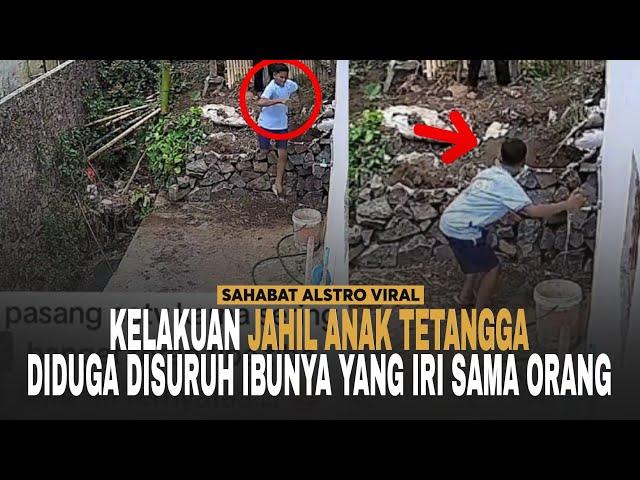 TOREN AIR CEPAT HABIS, Ternyata Gegara Ulah Anak Tetangga Yang Disuruh Orang Tuanya.