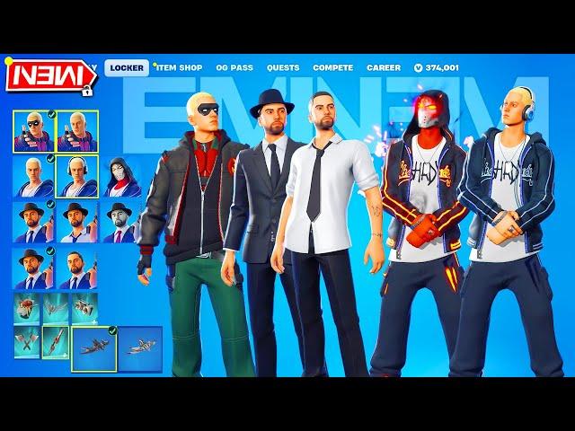 All EMINEM Skins, Emotes and Items: Rap Boy, Slim Shady, Marshall Never More