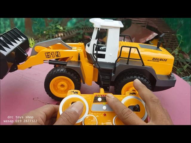 The best wheel loader double e in action drc toys