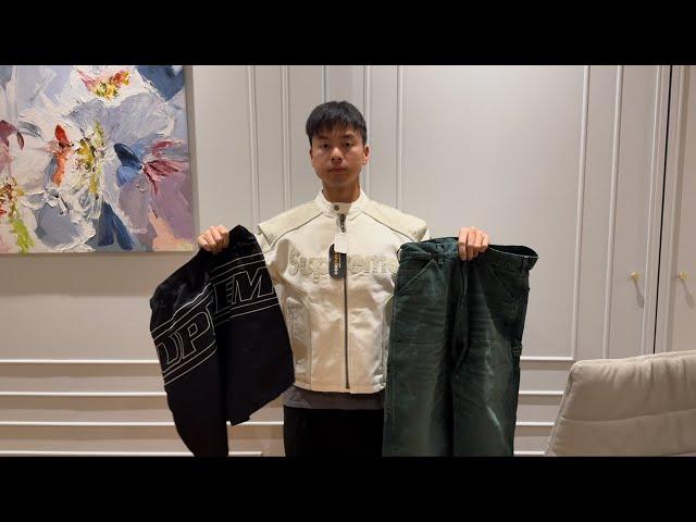 Supreme Week 13 Vanson Leathers SS25-Cordura Cotton Jacket,Worn Double Knee Pant,Logo Shorts & More!