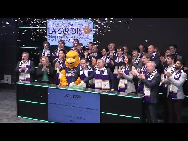 Lazaridis School of Business and Economics, Wilfrid Laurier University Closes the Market 04/01/2025