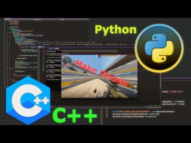 Как научится писать читы? На каком языке пишут читы? Пишем чит на Python / C++