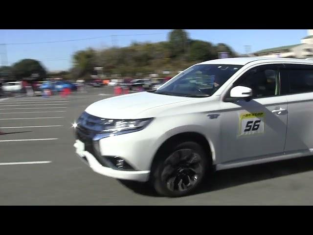 No56 アウトランダーPHEV 本番走行① JAFオートテストin兵庫県立フラワーセンター2024