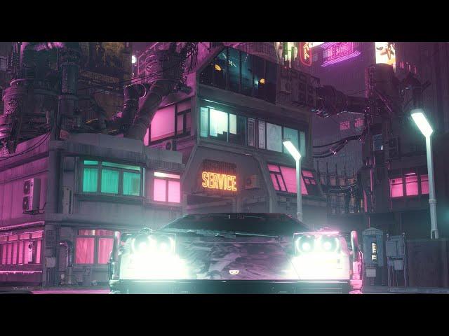 Just a cyberpunk street in a cyberpunk city - Made in Blender / EEVEE