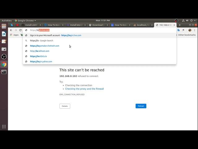 WordPress into LAMP stack server on Ubuntu 18.04