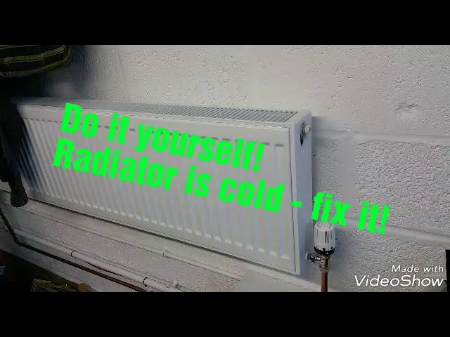 How to fix cold radiator.