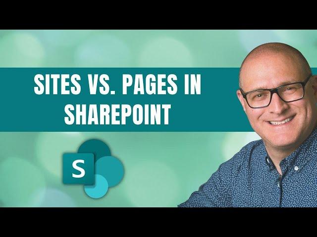 Sites vs. Pages in SharePoint