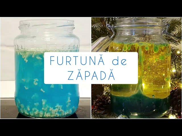 Furtuna de ZĂPADĂ | Experiment Furtună pentru copii | Jocurile copiilor iarna | Fulgi de zăpadă