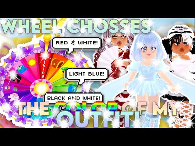 Wheel chosses what color my outfit is! || ROBLOX 