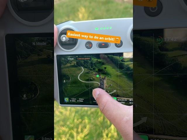 How to do a 360° drone orbit using Point of Interest  DJI Mini 3 Pro  @kam_visions #tutorial