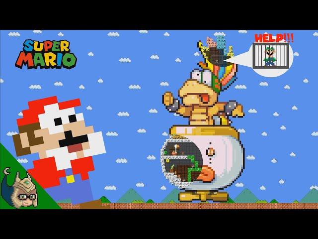 Mario vs the GIANT Lemmy MAZE Koopalings (Mario Cartoon Animation)