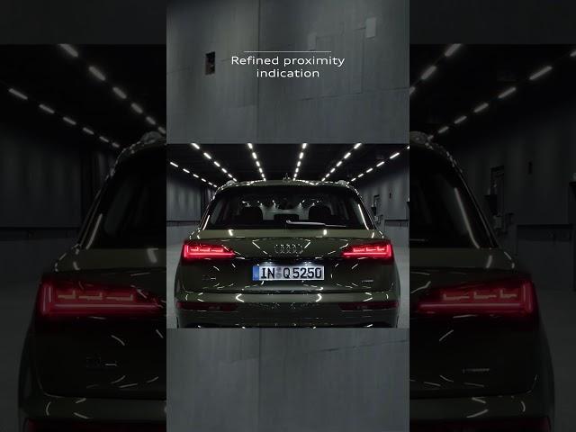 The advanced technology of the Audi Q5 digital OLED taillights.