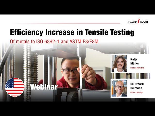 Increased Efficiency in Tensile Testing of Metals According to ISO 6892-1 and ASTM E8/E8