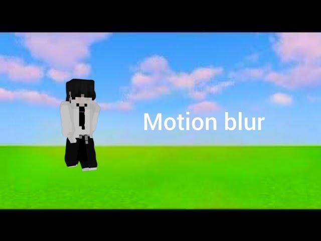 Minecraft motion blur texture pack