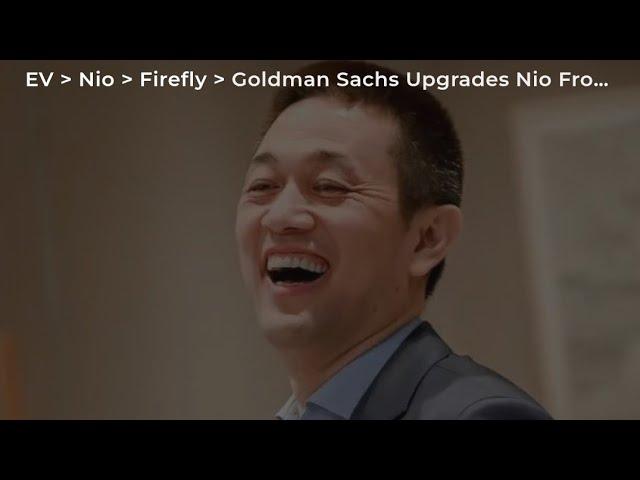 Goldman Sachs Just Upgraded Nio Even With Lack Luster Registrations Why ? #nio