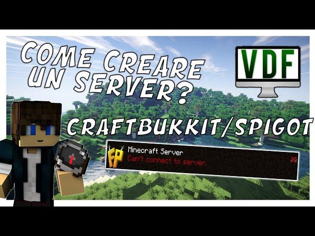 HOW TO CREATE A MINECRAFT SERVER CRAFTBUKKIT/SPIGOT! | Vita Da Founder