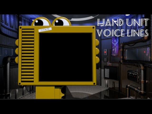 Hand unit all voice lines