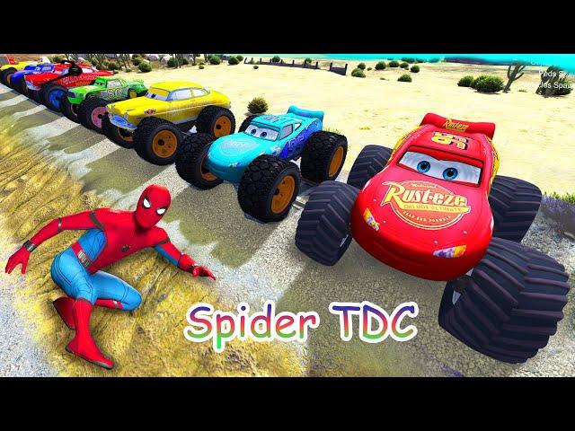 GTA V Epic New Stunt Race For Car Racing Challenge | Spider TDC