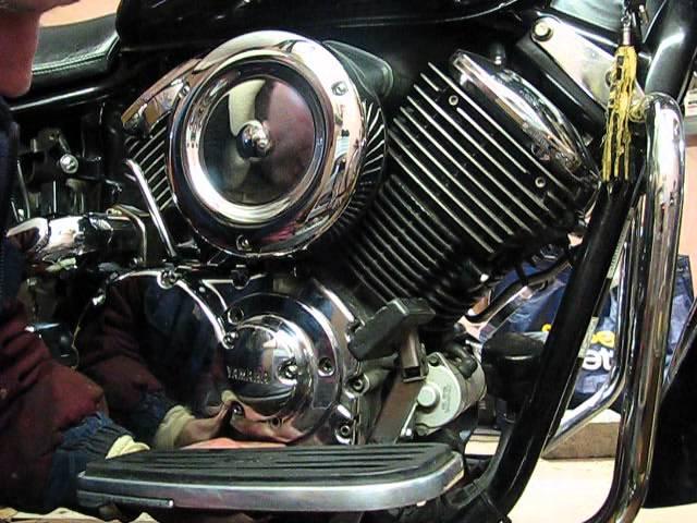 Замена масла на мотоцикле Yamaha Dragstar 1100 №2