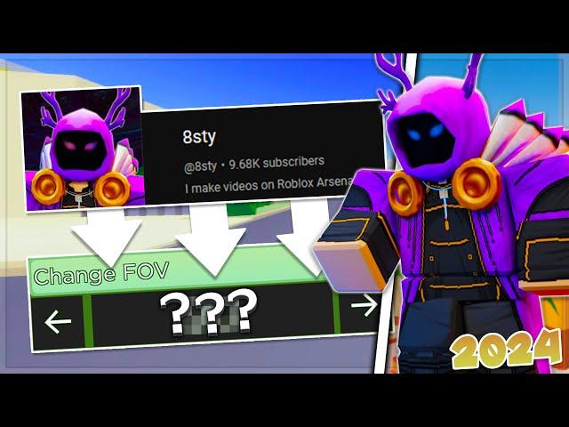 My *LEVEL 500* Arsenal Settings! (Roblox Arsenal)