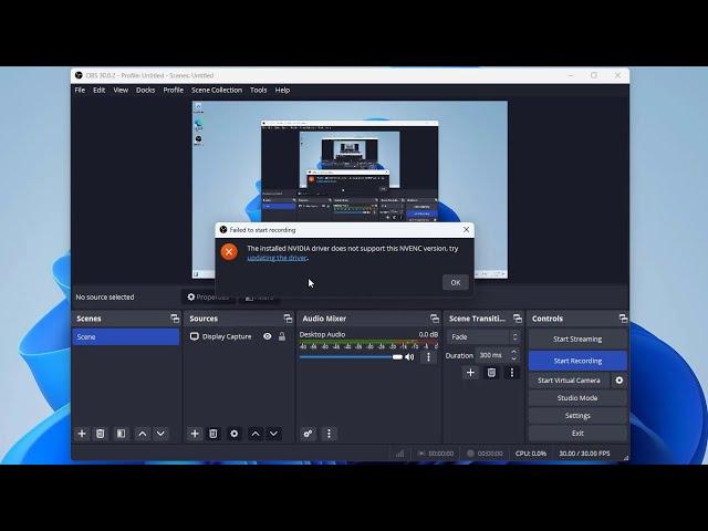 How to fix "NVENC" | OBS Studio