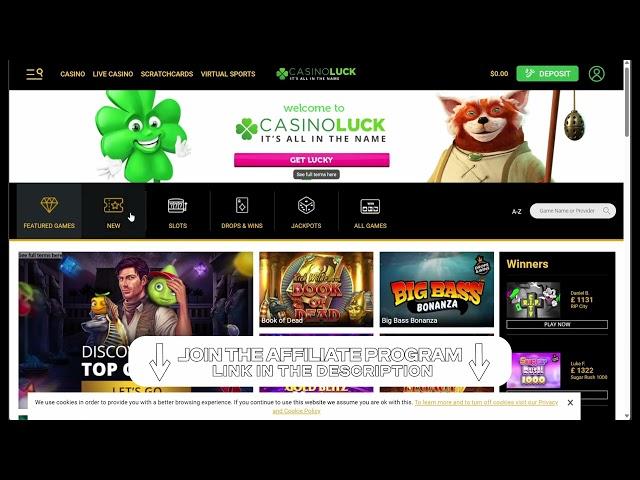 CasinoLuck Affiliates: Review 2024