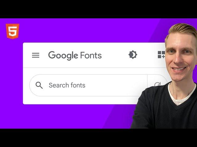 How to Add Google Font to HTML Website