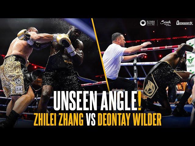 Zhilei Zhang vs Deontay Wilder | Ringside Angle Fight Highlights | UNSEEN Epic Knockout 