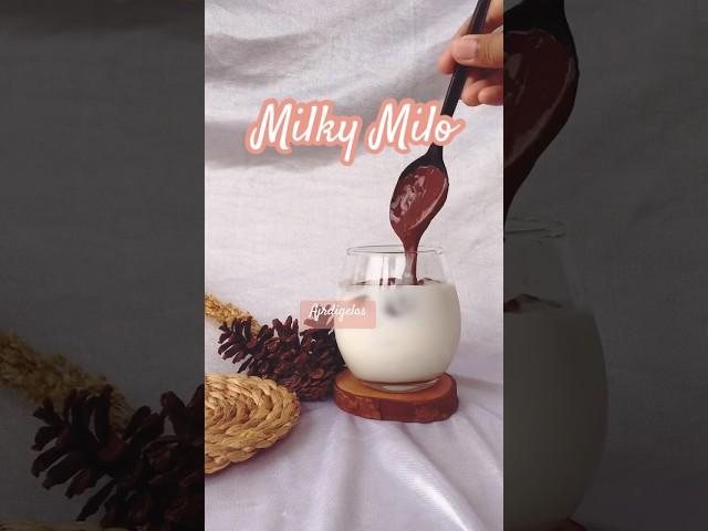 Milky Milo minuman viral anti gagal gagal club #milo #esmilo #antigagal