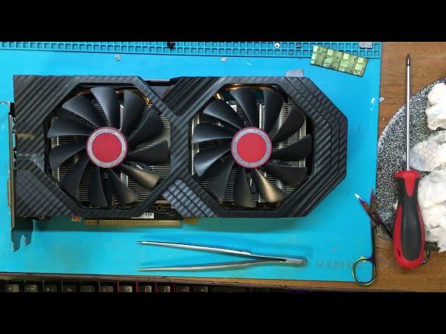 Замена системы охлаждения на RX580