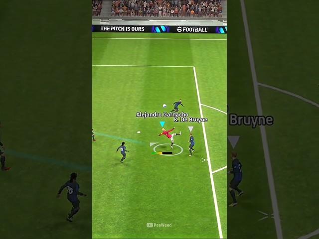 GARNACHO BICYCLE KICK️ #efootball2024 #pes #efootball #pes2021 #efootball2023 #shorts